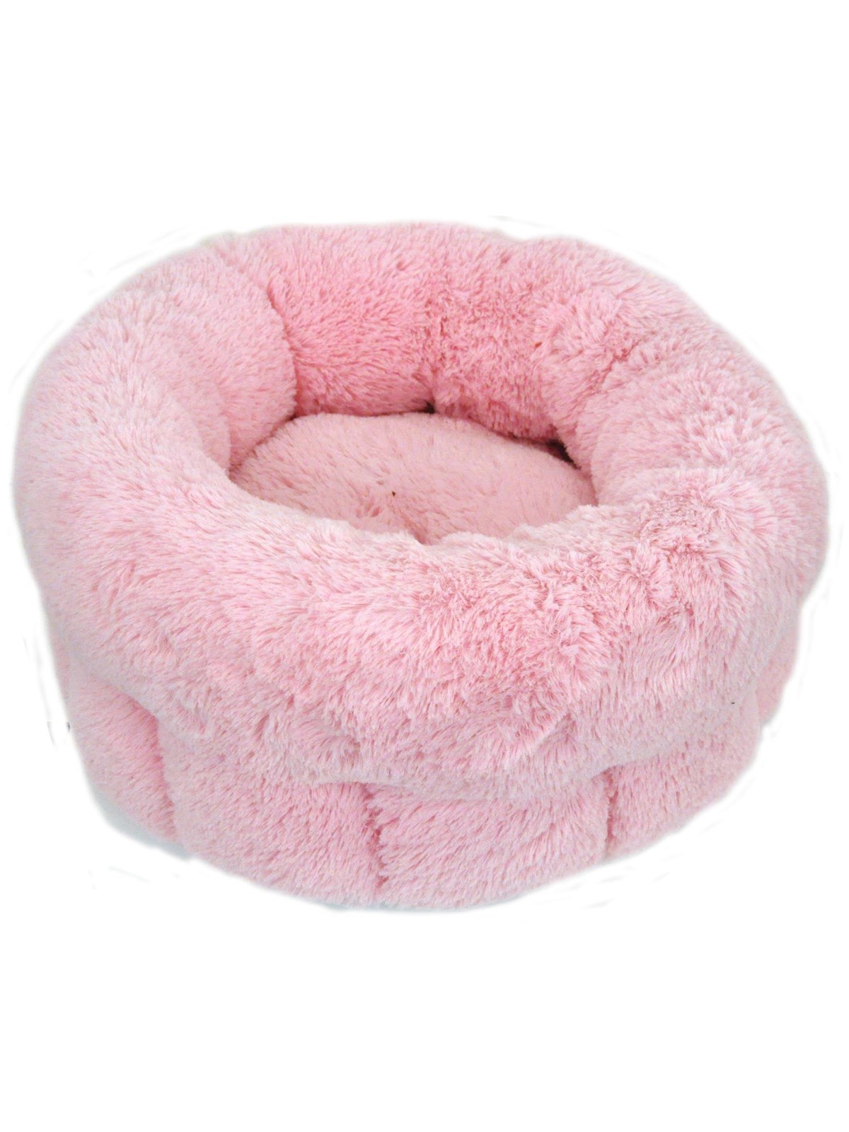 Dogman Bett Plüsch Rosa S