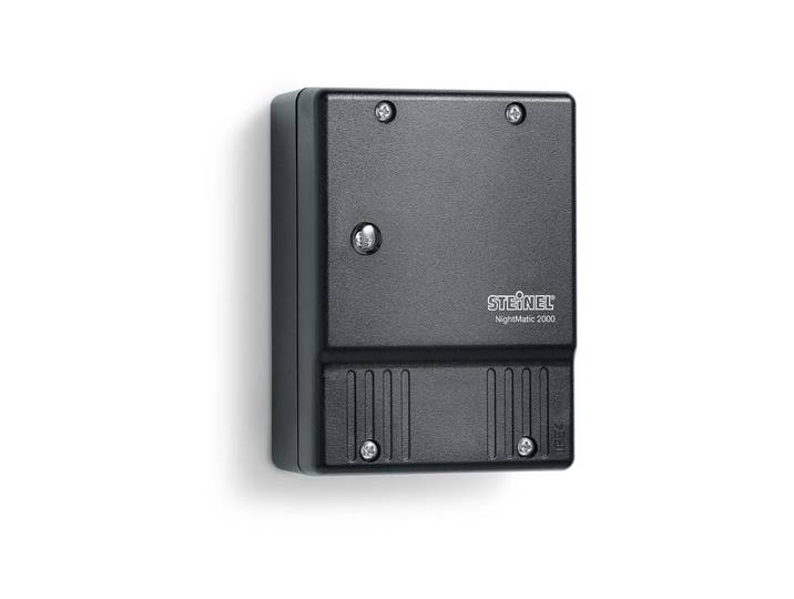 STEINEL Bewegungsmelder NightMatic 2000 Schwarz , schwarz, B:7,4cm H:9,9cm L:3,7cm, Sensoren, Bewegungsmelder