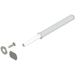 TIP-ON für Türen (Set), Langversion, mit Magnet, seidenweiss
