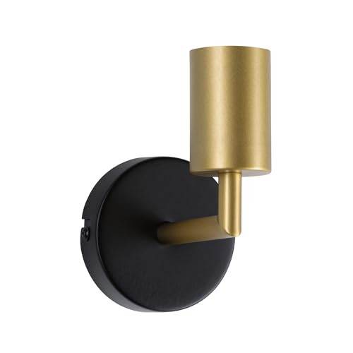 Paulmann Wandarmatuur Ravi IP44 E27 zwart/goud aluminium