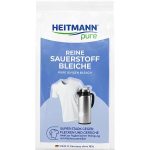 Heitmann Fleckenentferner pure Reine Sauerstoffleiche, Pulver, gegen Flecken und Gerüche, für Kleidung und Gegenstände, 400 g