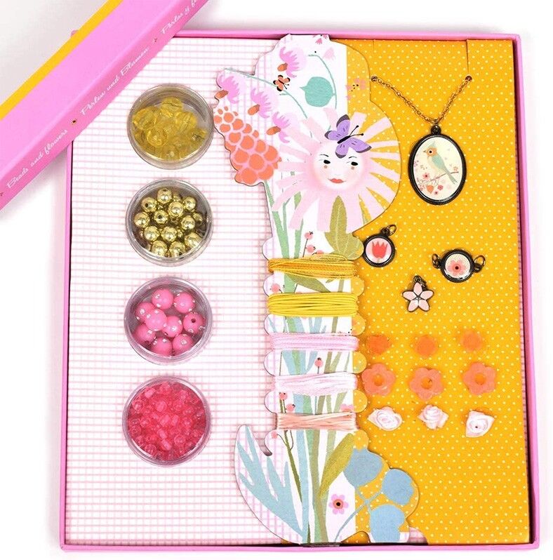 Bijoux à créer Perles et fleurs - Djeco