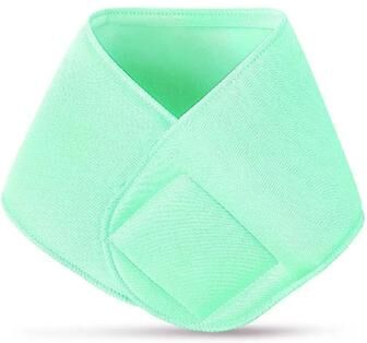 Uplift Essentials Reusable Silicone Neck Mask For Moisturizing And Skin Firming green