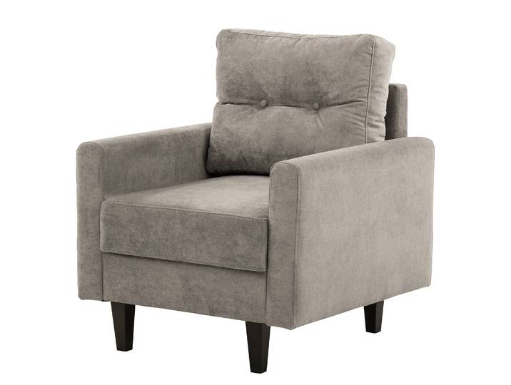 Fauteuil Koski I Gris/Gris clair Tissu Lito 90 x 92 x 80cm