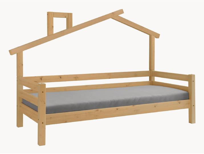 Kinderbett Tetto - Kiefer weiß-lasiert - Manufakturqualität - Vegan