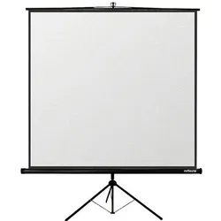 Reflecta CrystalLine Tripod - Projektionsbildschirm mit Stativ - 334 cm (131") (131.50", 1:1), Leinwand, Schwarz