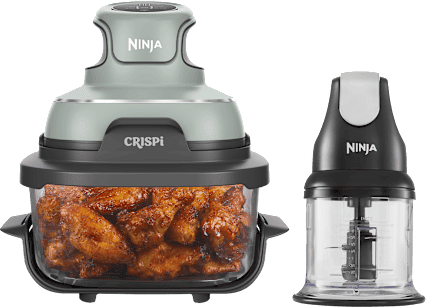 Pack Air Fryer modulaire en verre et Mini hachoir & mixeur   FNSGNJBK   par SharkNinja