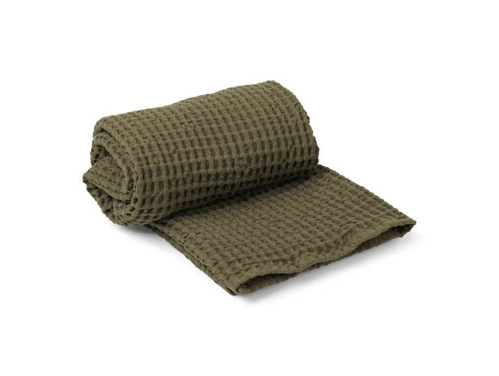 Ferm Living Serviette de bain Organic 70x140 cm Olive