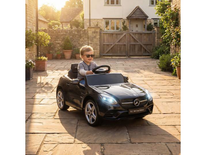 AIYAPLAY Mercedes SLC 300 Enfant 12V Télécommande Noir