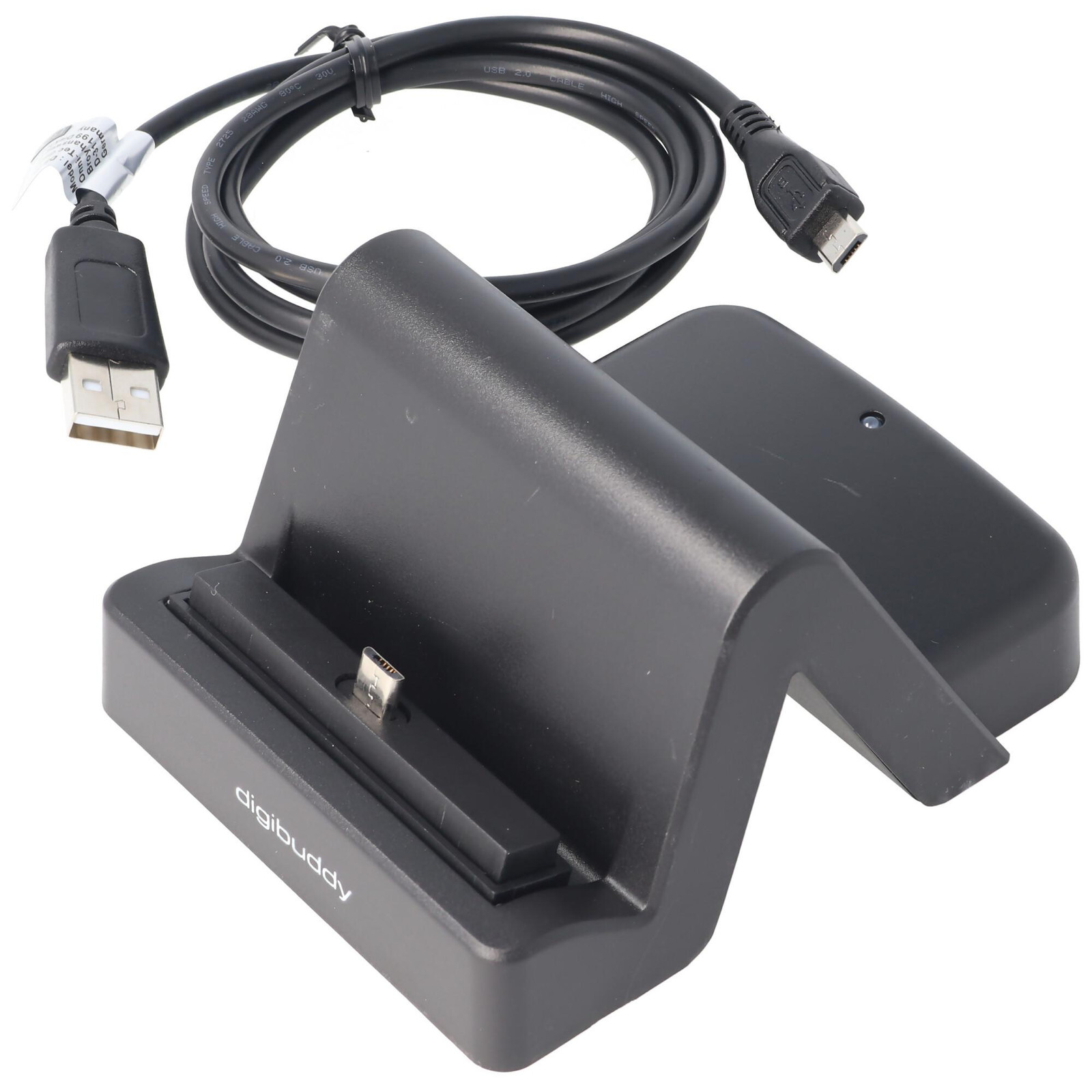 AccuCell USB-dockingstation met verstelbare micro-USB-aansluiting