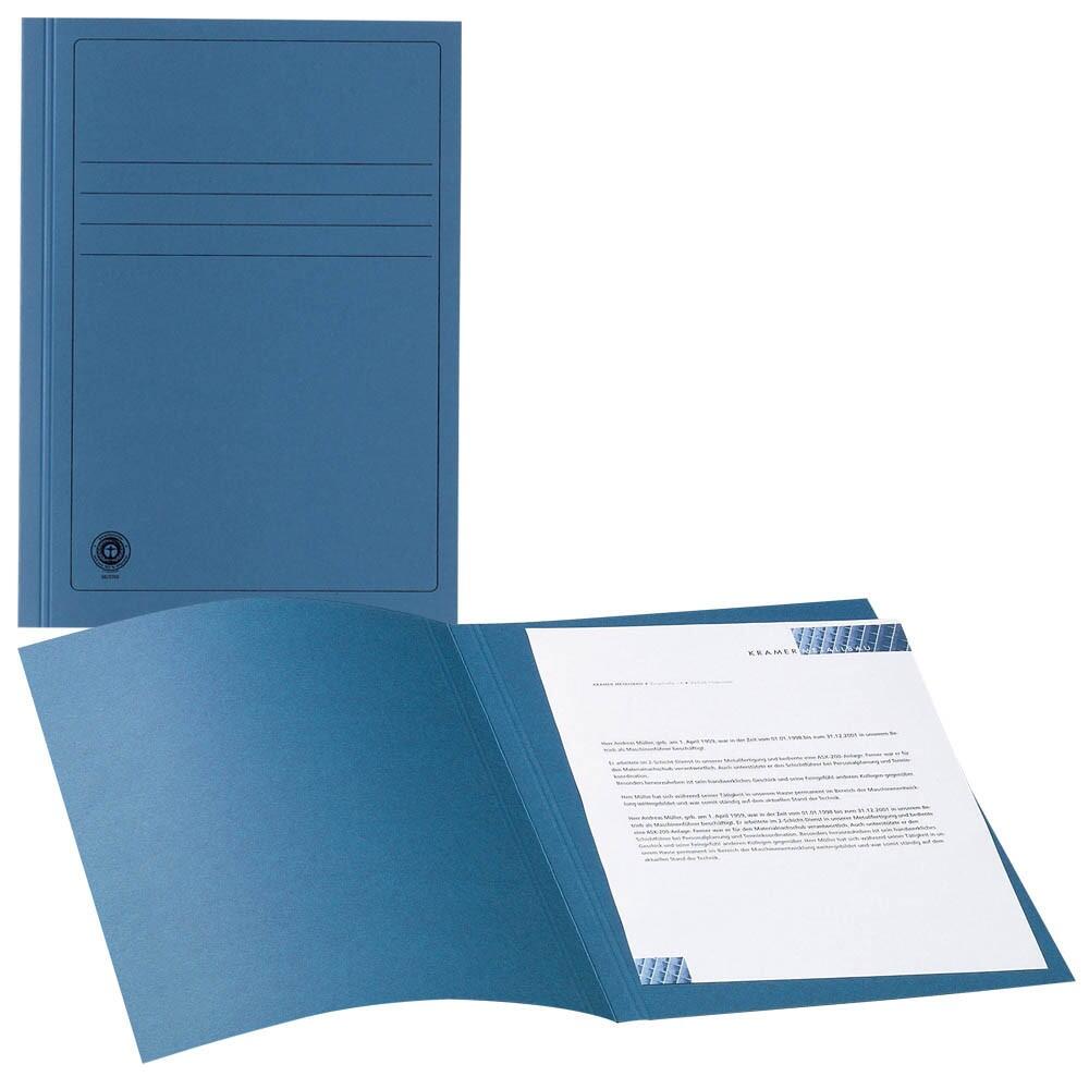 neutral Aktendeckel DIN A4 blau - 20 Stück 15079728
