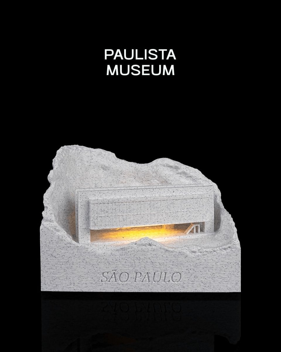Paulista Museum Architectuur Decoratiemodel Landmark Interieurdecoratie