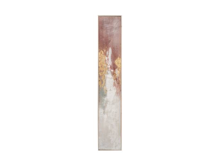 Handgemaltes Bild „Slim Rosa & Gold“ 27 x 152 cm Rosa, Gold Crea Collection