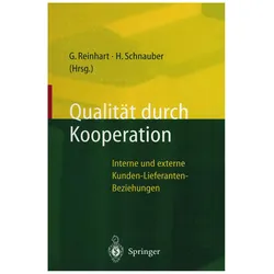 Qualität durch Kooperation, Fachbücher von Herbert Schnauber, Gunther Reinhart