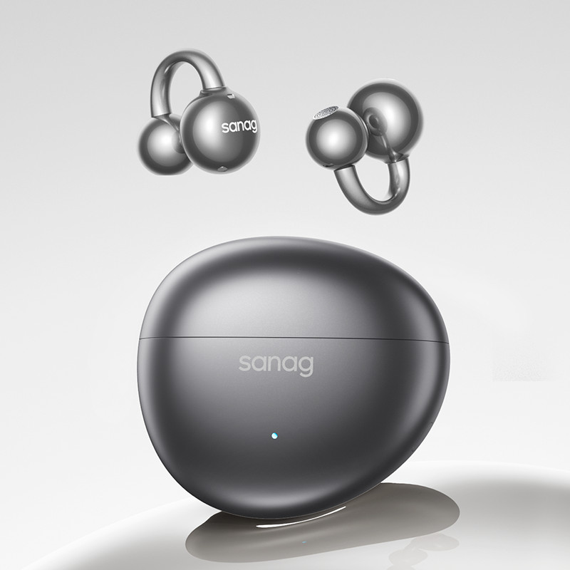 Sanag S7S ultragevoelige sporthoofdtelefoon met beengeleiding, Bluetooth en AI-vertaling