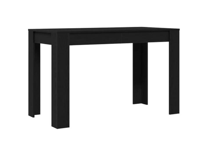 HBBMGYD Esstisch, Eiche, Schwarz, 120 x 60 x 76 cm, Holz Glatte Oberfläche, Esszimmer, Küche, Essen, Getränke, dekorative Gegenstände, Wandmontage