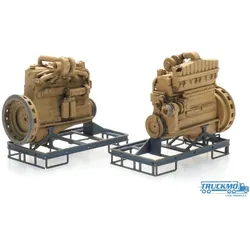Artitec Fertigmodell Industriedieselmotor auf Transportpalette (2x) 387.510