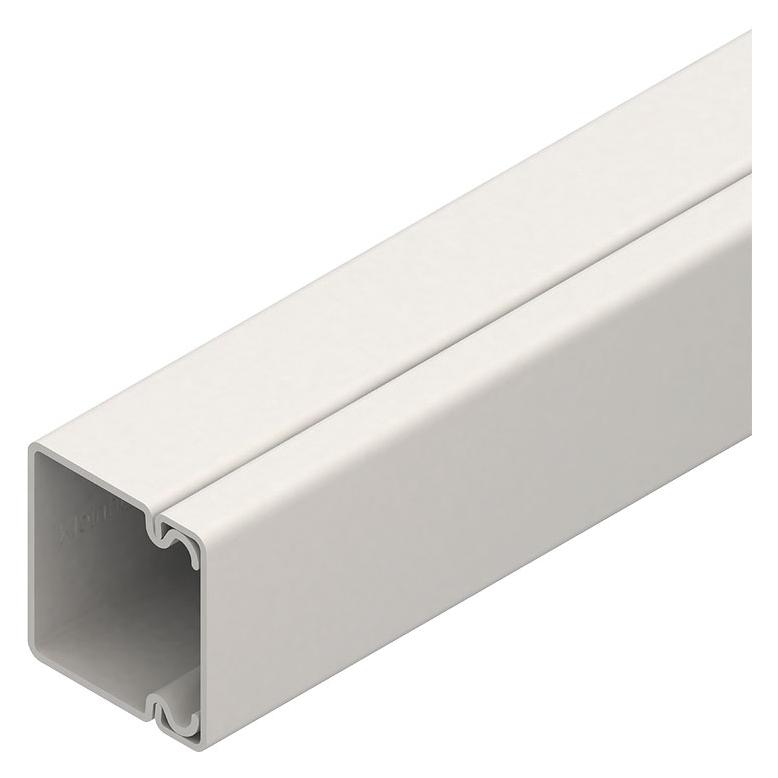 HKL Kabel Elektro Kanal 40x60mm inkl. Halteklammern *reinweiss* 12 Stück (Kabelkanal, 200 cm) (4011126347159) Mindestbestellmenge: 2 Stück