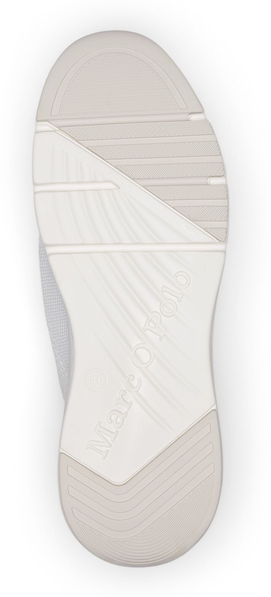Marc O' Polo Slip-On Sneaker MARC O'POLO "Leila", Damen, Gr. 38, Textil, weiß, unifarben, Schuhe Slip-On Sneaker, Slipper, Freizeitsneaker, Halbschuh mit Anziehlasche