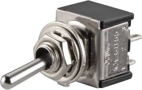TRU Components 1587646 TC-TA201A1 Kippschalter 250 V/AC 3A 2 x Aus/Ein rastend