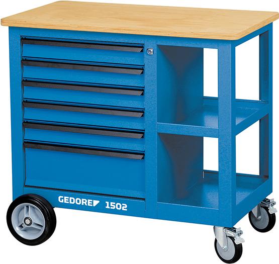 GEDORE Rollwerkbank 1502 950x870x550mm 6S.