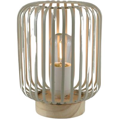 LED Dekolicht AM DESIGN "LED Laterne natur, mit Timer", beige (natur), H:19cm Ø:14,2cm, Leuchten, Batteriebetrieb