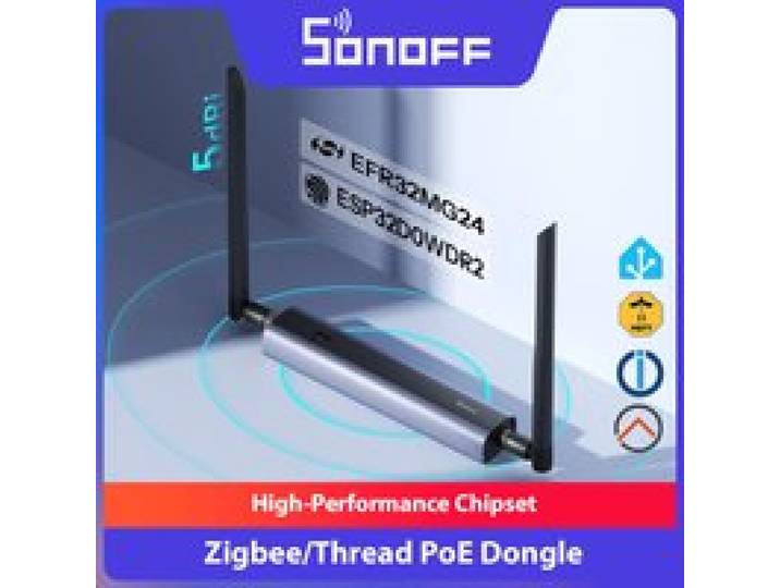SONOFF Dongle Max Zigbee/Thread PoE Dongle-M Hoogwaardige chipset Webgebaseerde beheerinterface Ondersteunt Ethernet, Wi-Fi, USB