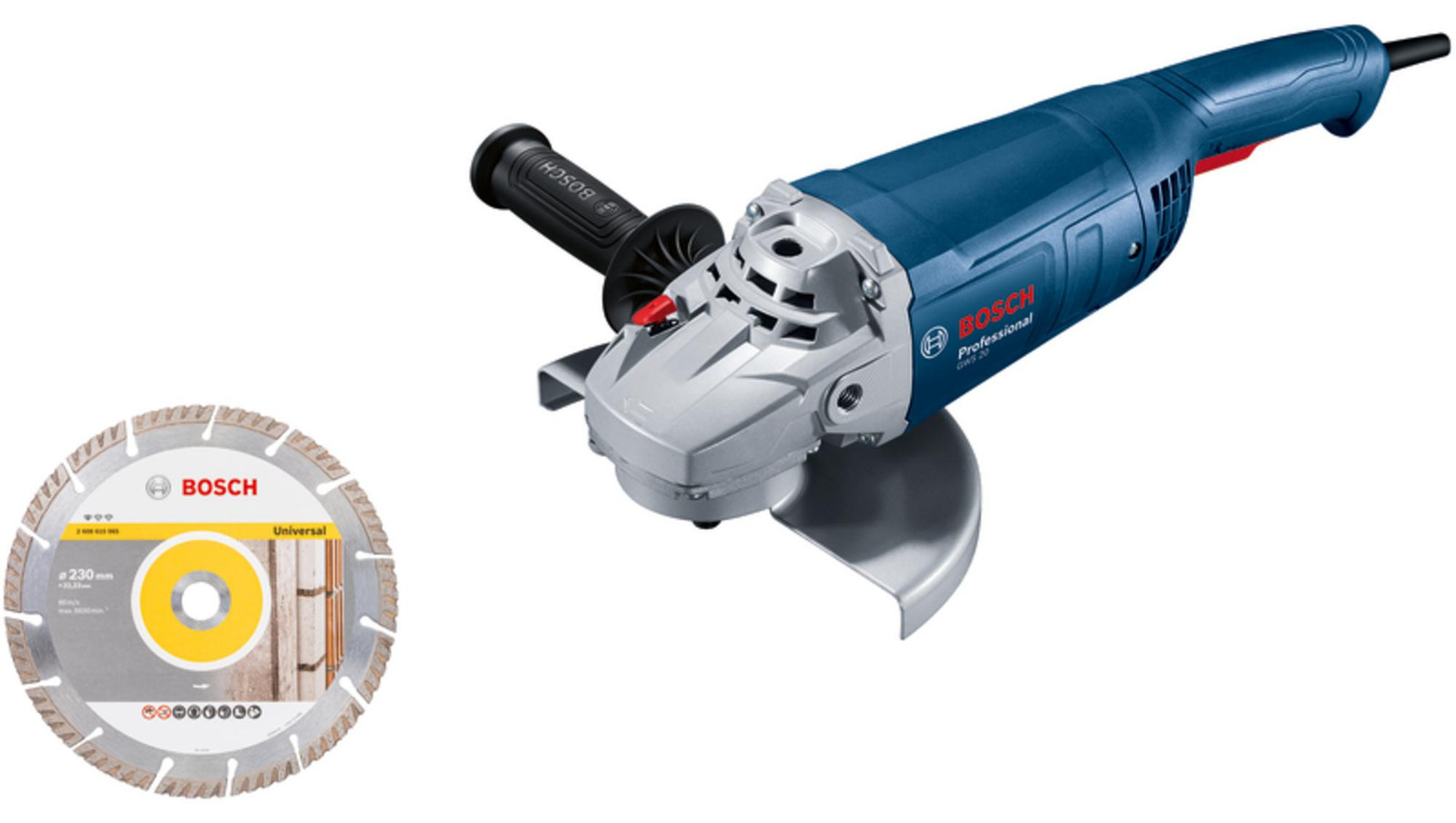 Bosch Professional GWS 20-230 P haakslijpmachine, 2.000 W