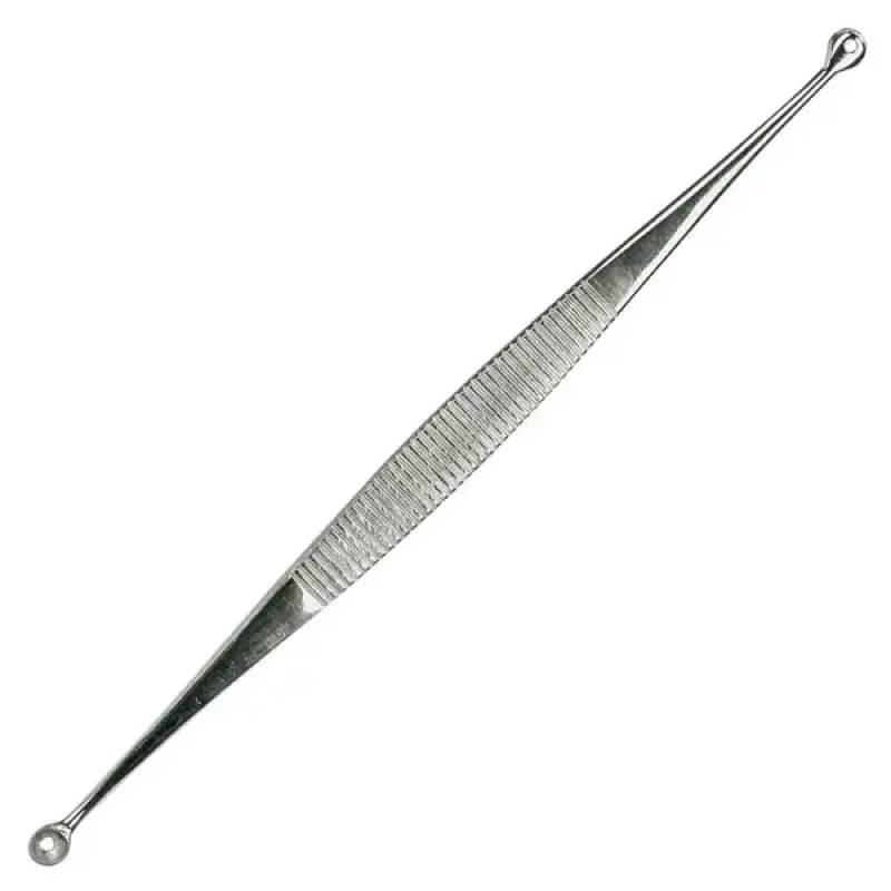Zepf medical instruments GmbH Komedonenquetscher nach Unna, beidseitige runde Löffel mit Loch 74-1105-14