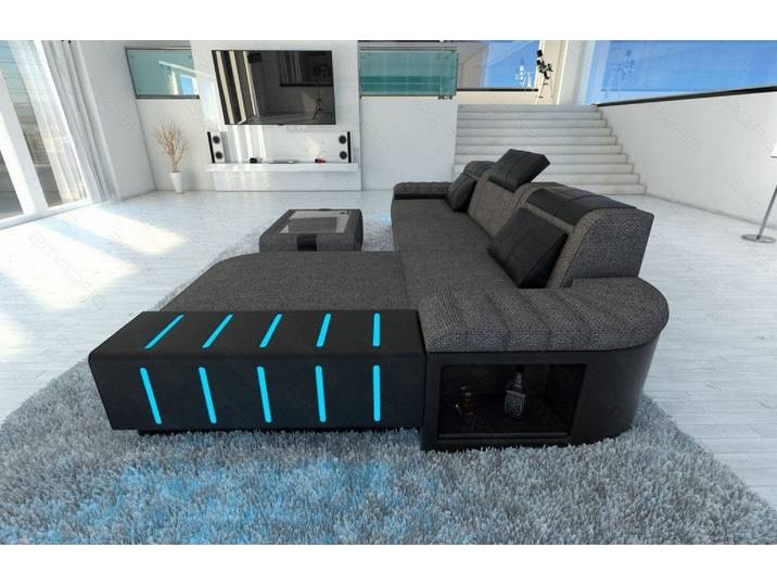 Ecksofa Bellagio L-Form aus Stoff