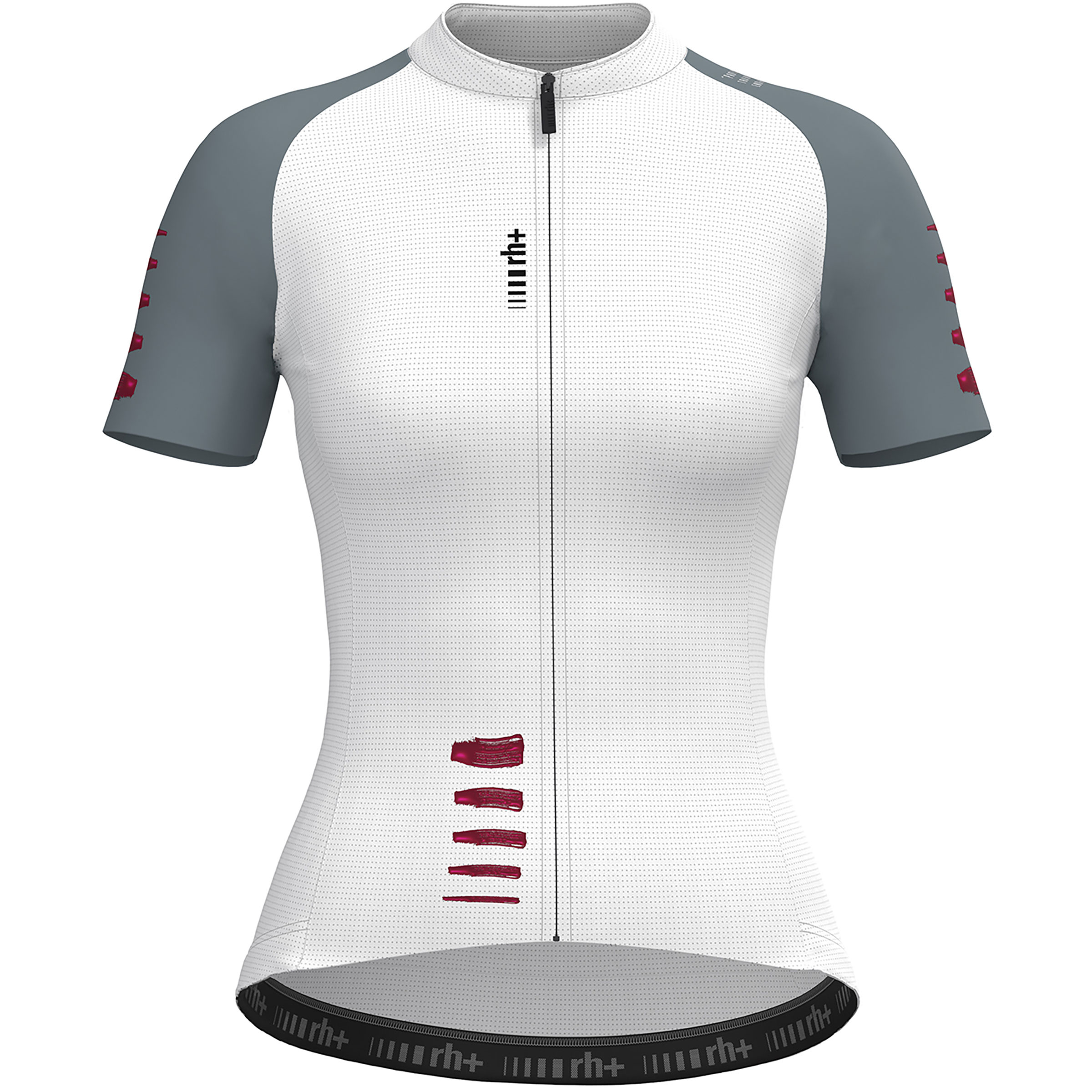 RH+ Aries Trikot Damen Radtrikots weiss Größe M Rennrad Widerstandsfähig