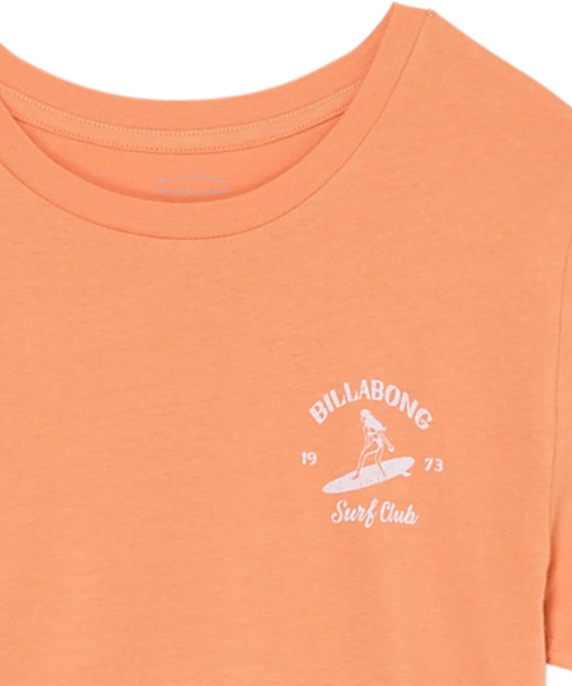 T-Shirt BILLABONG "Surf The Waves", Damen, Gr. XL, orange (tangerine), Obermaterial: 100% Baumwolle., Shirts T-Shirt tangerine XL