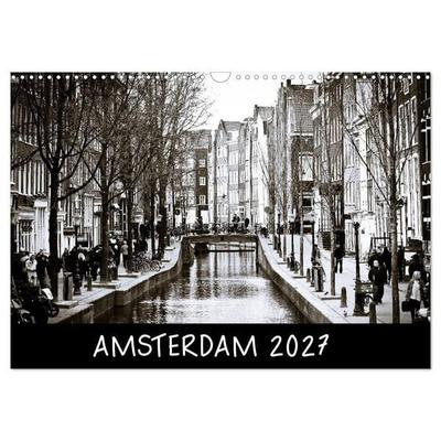 Amsterdam 2027 (Wandkalender 2027 DIN A3 quer), CALVENDO Monatskalender