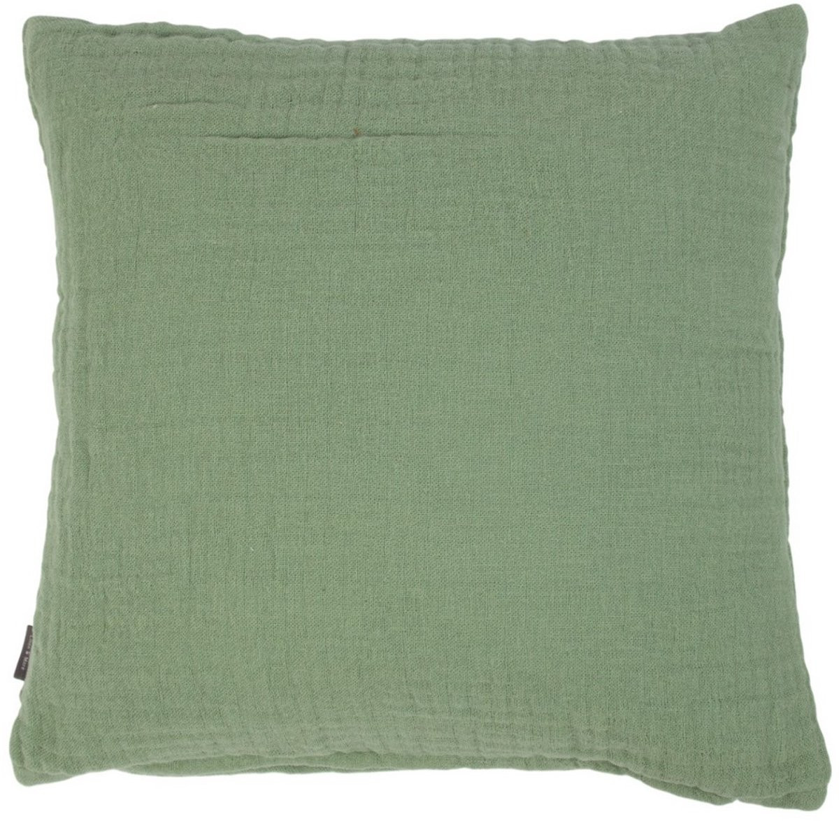 Linen & More Nova Kussen Mousseline Olive 45x45 cm