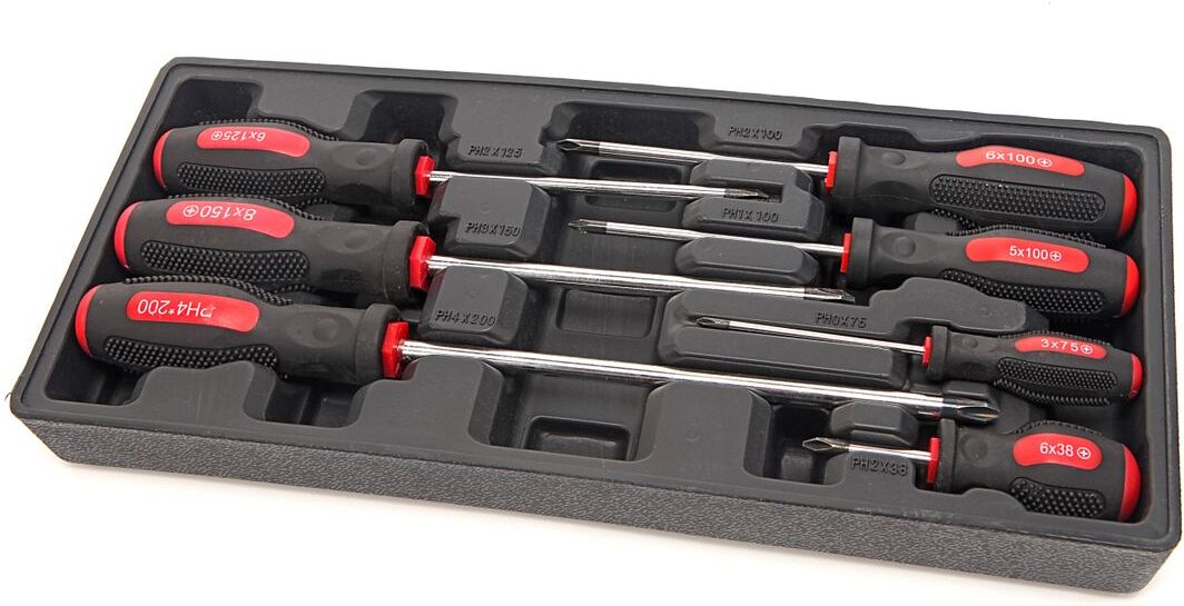 Inlay Cacciavite a Croce HBM 7 Pezzi