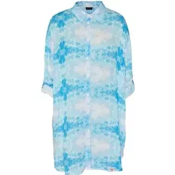 CHIEMSEE Bluse mit  hochkrempelbaren Ärmeln, Größe M in Blau 134307