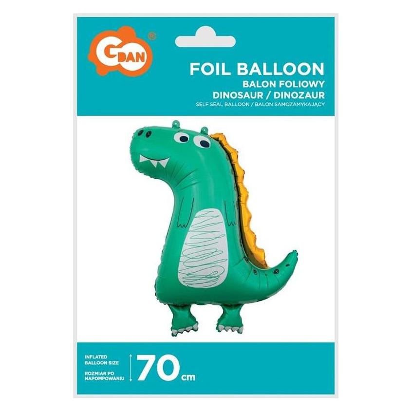 GoDan Cartoon-Dinosaurier-Folienballon 70 cm (1x) (47592847)