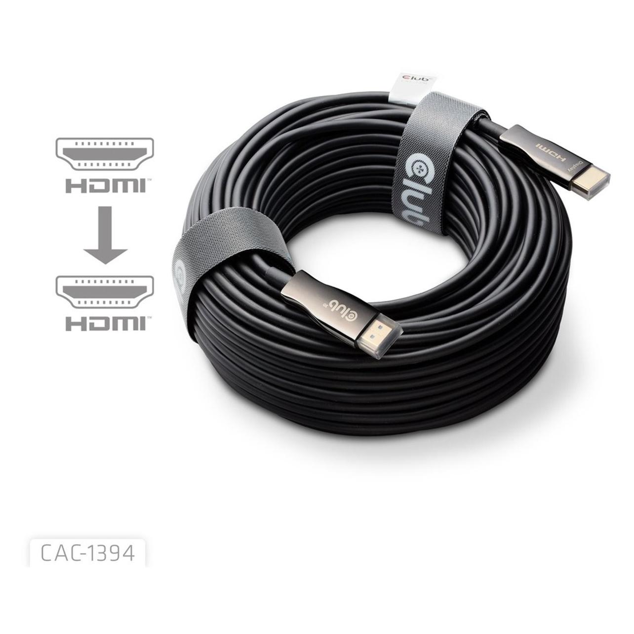 Club 3D Cavo HDMI Ibrido AOC (100 m) (CAC-1394)