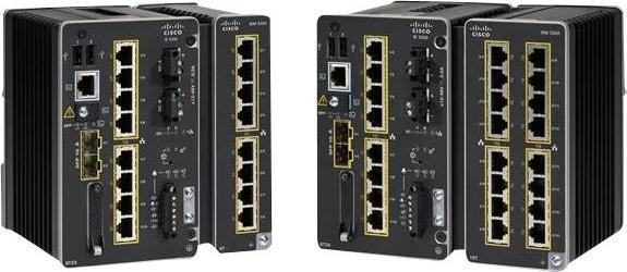 Cisco Catalyst IE3300 Rugged Series Netwerkswitch - 8 x 10/100/1000 + 2 x SFP+ - Beheerd - DIN-rail montage - DC-voeding