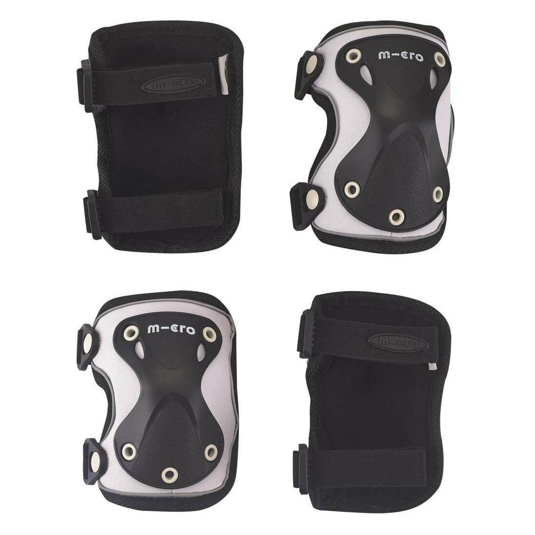 Micro Knie-/ Ellbogenschoner (S, Knieschoner, Paar) (AC5472)