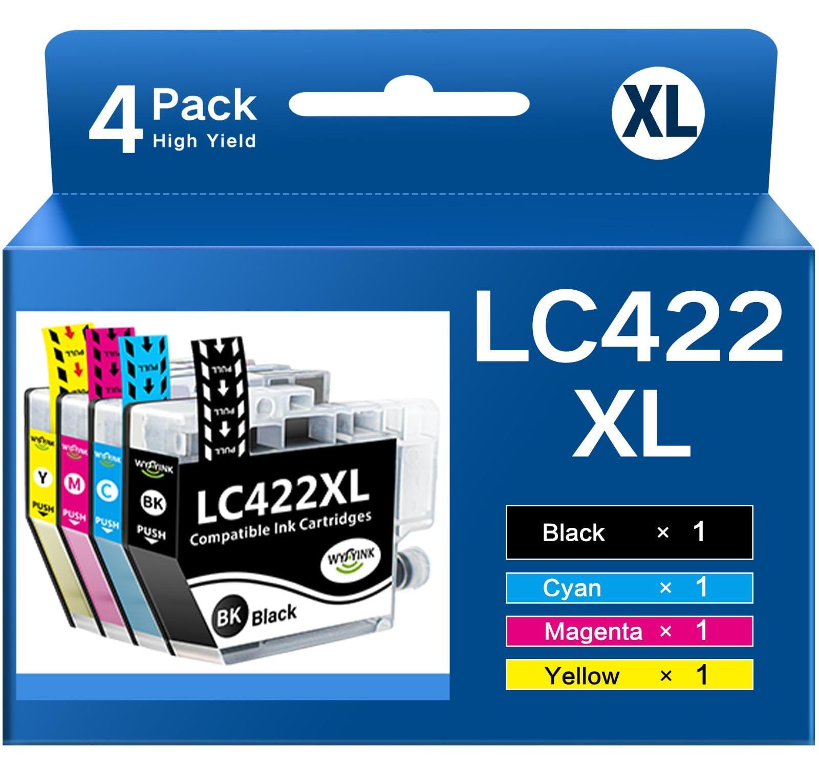 Tintenpatronen LC422XL 4er-Pack für Brother MFC-J5340DW