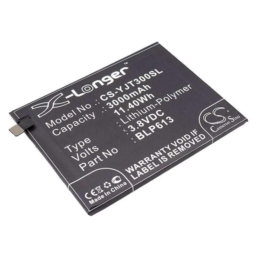 NoName Battery for OnePlus 3, 3000mAh, 3.8V (CS-YJT300SL)