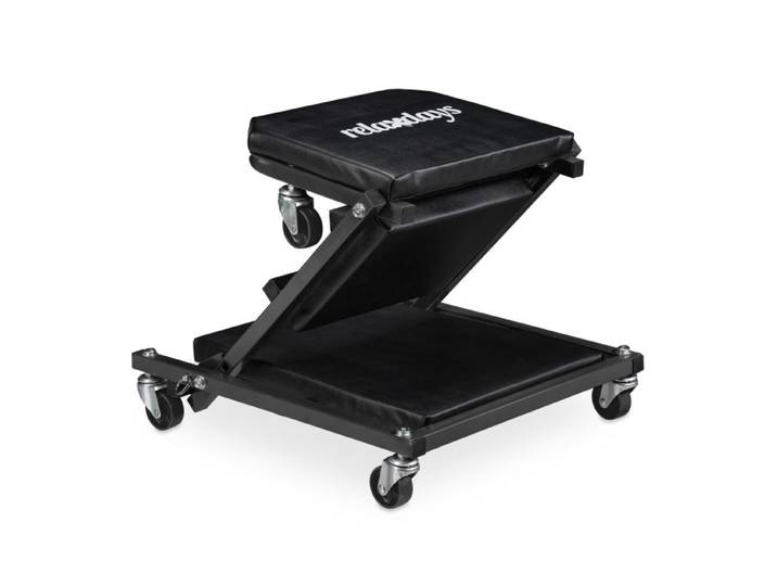 Relaxdays Tabouret d'atelier pliable 2 en 1