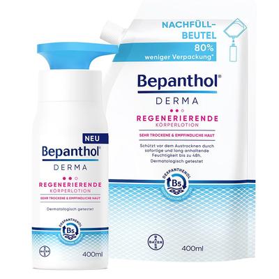 Bepanthol Derma regenerierende Körperlotion + 2x400 ml Lotion
