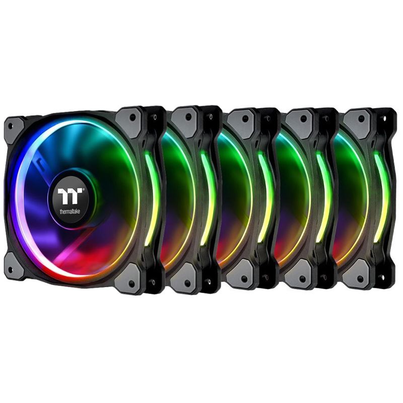 Thermaltake Riing 12 Plus RGB LED-Lüfter TT Premium Edition - 5er Set