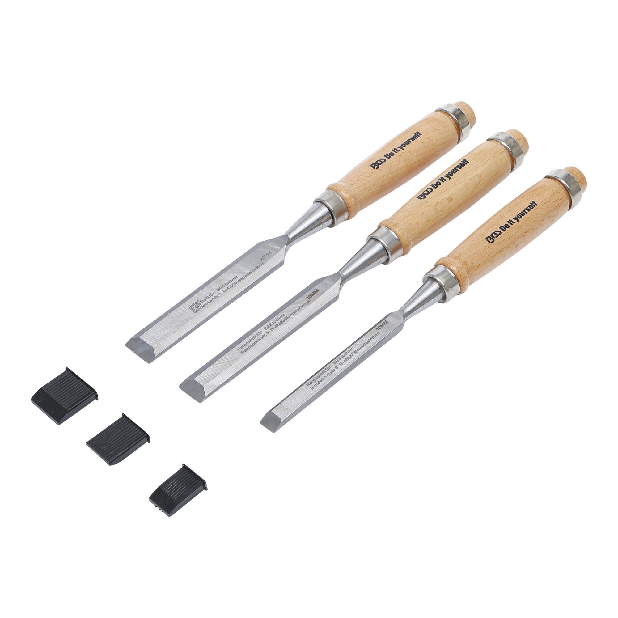 BGS Do it yourself Stechbeitel-Satz 10 / 16 / 20 mm 3 teilig (50240)