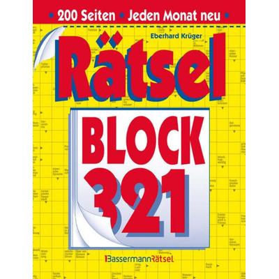 Rätselblock 321, Taschenbuch von Eberhard Krüger, Bassermann, 978-3-8094-4817-4