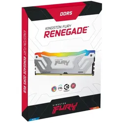 Kingston Technology FURY 24GB 8400MT/s DDR5 CL40 CUDIMM Renegade RGB Weiß XMP