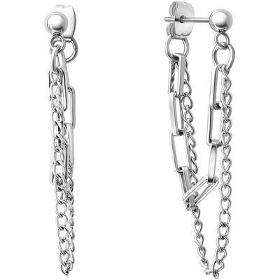 Paar Ohrstecker FIRETTI "Schmuck Geschenk Ohrschmuck Ohrringe", silber (edelstahlfarben), Ohrringe, Damen, Edelstahl