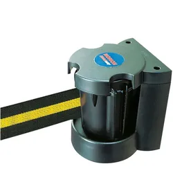 Moravia, Absperrung, MORION Wandgurt 3 m Gurtband schwarz-gelb-schwarz